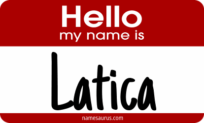 Hello my name is Latica png download