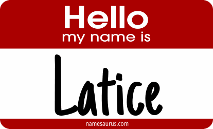 Hello my name is Latice png download