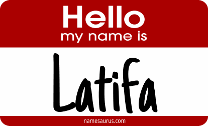 Hello my name is Latifa png download