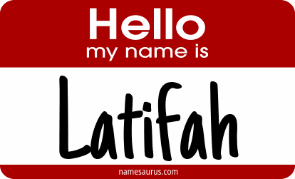Hello my name is Latifah png download
