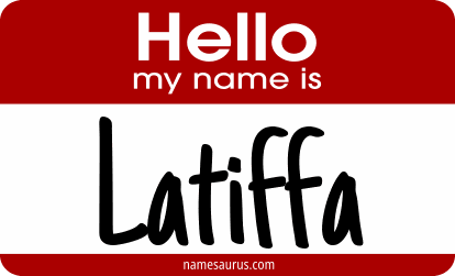 Hello my name is Latiffa png download