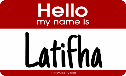 Hello my name is Latifha png download