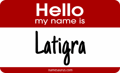 Hello my name is Latigra png download