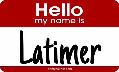 Hello my name is Latimer png download