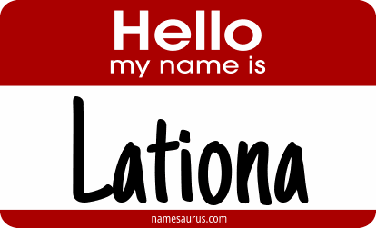 Hello my name is Lationa png download