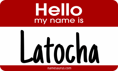 Hello my name is Latocha png download