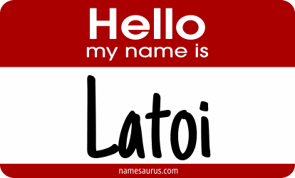 Hello my name is Latoi png download