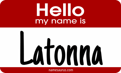 Hello my name is Latonna png download