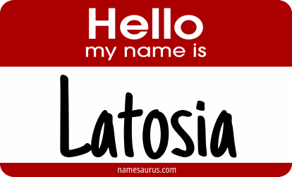 Hello my name is Latosia png download