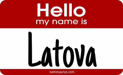 Hello my name is Latova png download