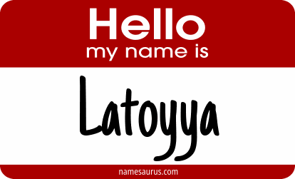 Hello my name is Latoyya png download
