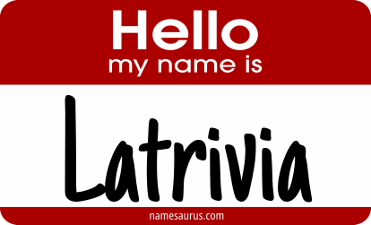 Hello my name is Latrivia png download