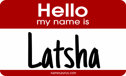 Hello my name is Latsha png download