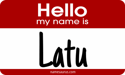 Hello my name is Latu png download