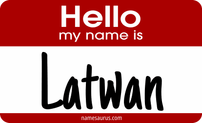 Hello my name is Latwan png download