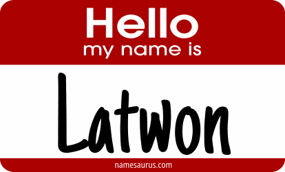Hello my name is Latwon png download