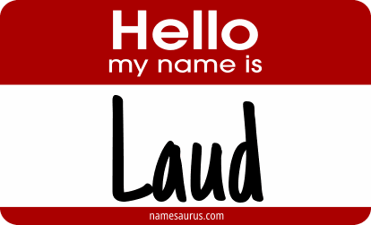 Hello my name is Laud png download