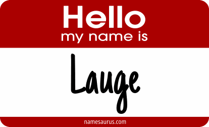 Hello my name is Lauge png download