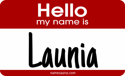 Hello my name is Launia png download