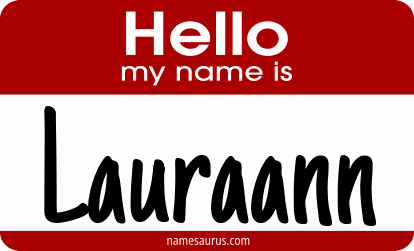 Hello my name is Lauraann png download