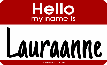 Hello my name is Lauraanne png download