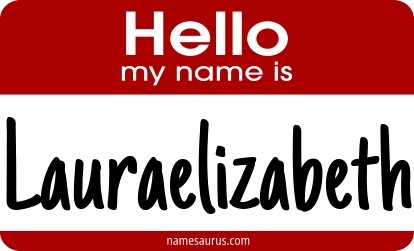 Hello my name is Lauraelizabeth png download