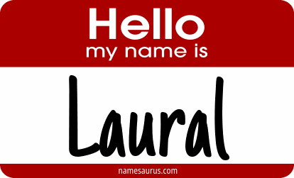 Hello my name is Laural png download