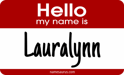 Hello my name is Lauralynn png download