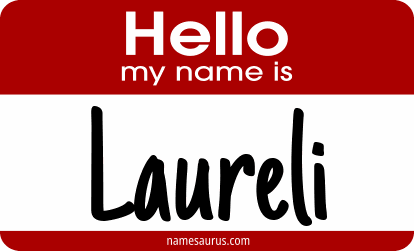 Hello my name is Laureli png download