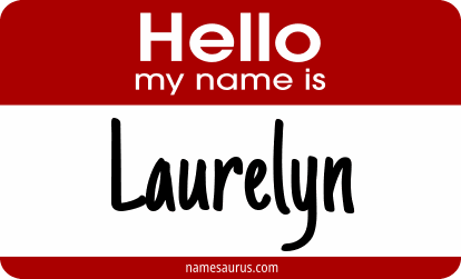 Hello my name is Laurelyn png download