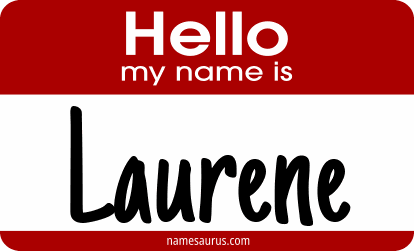 Hello my name is Laurene png download