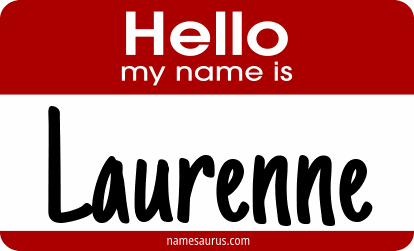 Hello my name is Laurenne png download