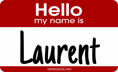Hello my name is Laurent png download