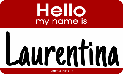 Hello my name is Laurentina png download