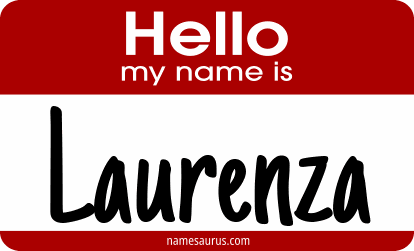 Hello my name is Laurenza png download