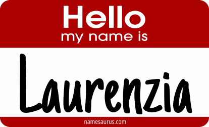 Hello my name is Laurenzia png download