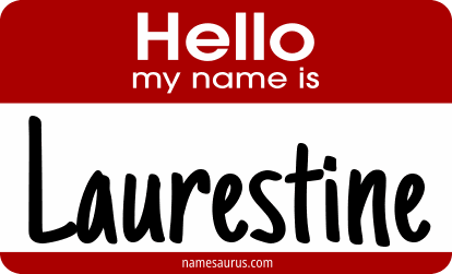 Hello my name is Laurestine png download