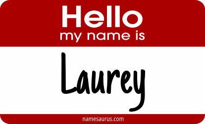 Hello my name is Laurey png download