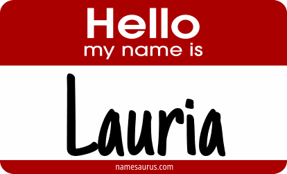 Hello my name is Lauria png download