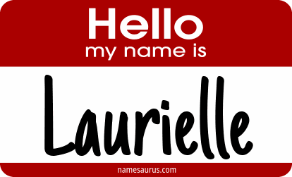 Hello my name is Laurielle png download