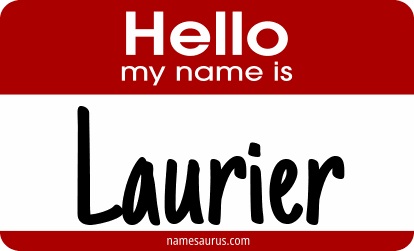 Hello my name is Laurier png download