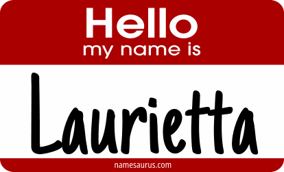 Hello my name is Laurietta png download