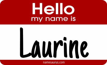 Hello my name is Laurine png download