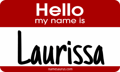 Hello my name is Laurissa png download