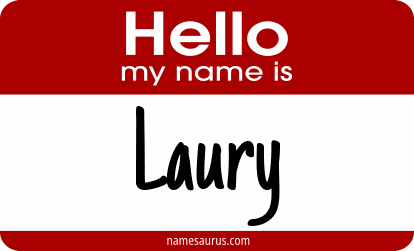 Hello my name is Laury png download