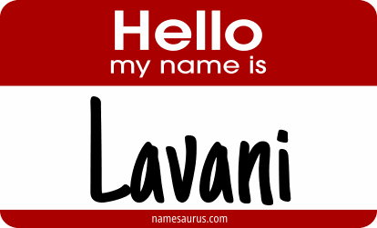 Hello my name is Lavani png download