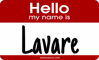 Hello my name is Lavare png download