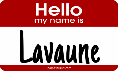 Hello my name is Lavaune png download