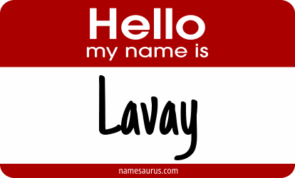 Hello my name is Lavay png download