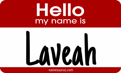 Hello my name is Laveah png download